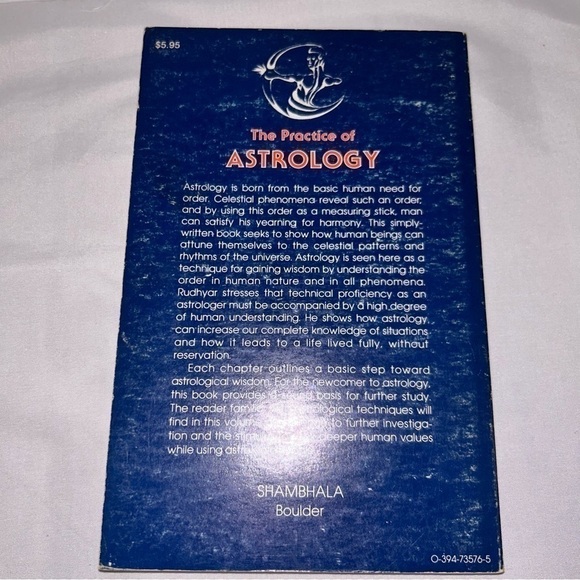 Book Paperback: The Practice of Astrology by: Dane Rudhyer - Picture 6 of 6